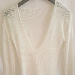 long sleeve mess top